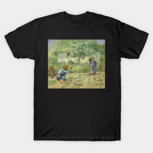 First Steps after Millet by Vincent van Gogh T-Shirt